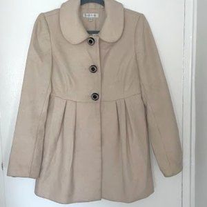 Forever New Cream Wool Coat